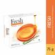 Fresh Glycerin All Weather Bathing Bar - Honey and Aloe Vera (Orange) 75 g - Soaps