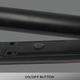 VEGA Self Style Hair Straightener With Temperature Control and Ceramic Coated Plates (VHSH-27) Black 1 gm - Straighteners