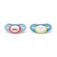 Mothercare Ready Set Go Soother & Pacifier (Pack of 2) - Multicolor 1's - Pacifiers & Teethers