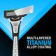 Vi-John Master Stroke Ultra Pro 5 Blades Titanium Coating with Aloe and Vitamin E 1's - Razors & Cartridges