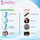 Majestique Large Hair Styling Comb for Curly Hair, Long Hair - Color May Vary 1's - Hair Brushes
