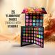 Faces Canada Professional 25 In 1 Eyeshadow Palette - Flamboyant, Shimmer & Matte Finish 25 gm - Eye Shadow Palettes