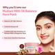 Mamaearth Multani Mitti Oil Balance Face Pack Multani Mitti & Bulgarian Rose Normal Oily Skin 200 gm - Face Packs