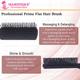 Majestique Prime Black Hair Brush 8 Row Flat Series, Bio-Friendly Detangling Brush 1's - Hair Brushes