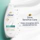 Dove Advanced Sensitive Care Bodywash with Ceramide- Nutrient Cream 250 ml - Shower Gels & Body Wash