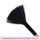 Vega Fan Makeup Brush, Wooden Color 2's - Face Brush