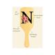 Allure Personalised Paddle Hair Brush Letter N 1's - Hair Brushes