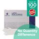 Care View Non Sterile Latex Medical Examination Hand Gloves 100's - Gloves - S