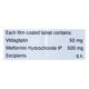 VILDABLIS M 500 Tablet 15's - Diabetes-Ant