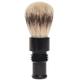 Truefitt and Hill Faux Ebony Super Badger Shave Brush Turnback Travel Essential Grooming Collection For Men 1's - Shaving Brushes