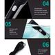VGR V-028 Hair trimmer hair clipper for men (Black) 1's - Trimmers