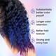 Anveya Moroccan Blue Semi Permanent Hair Color 100 ml - Crème