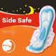 Whisper Choice Nights Sanitary Pads For Women XX-Large Pack of 18 Napkins 1's - Others