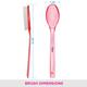 Vega Bath Body Brush With Long Handle For Men & Women, Exfoliating Brush For Deep Cleansing (Ba-1/3) - Body Scrubbers & Brushes