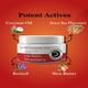 Dermistry Plumping Nourishing SPF 10 Lip Balm Strawberry 15 ml + Exfoliating Lightening Coffee Lip Scrub 15 ml - Lip Scrubs