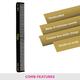 Vega Longitudinal General Grooming Hair Comb for Men and Women, Black (VC2HMBC-112) 2's - Hair Combs