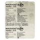 MAXVOID 8 CP Tablet 30's - Bladder And Prostate Disorders-Dru