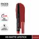 Faces Canada Ultime Pro HD Intense Matte Lips + Primer - Bloodmoon 20, 9HR Long Stay 1.4 gm - Lip Crayons