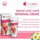 Everteen Bikini Line Hair Remover Creme - Natural Camomile Extract Sensitive Skin Formula for Women 100gm - Shaving & Hair Removal