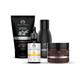 The Man Company Face in Point Vitamin C face serum, charcoal face wash, charcoal face scrub and moisturising cream (50gm + 30ml + 100ml + 100gm) 1's - Facial Kits