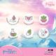 Renee Disney Frozen Princess Bubbles Nail Paint Elsa and Anna 5ml each 3's - Nail Polish