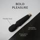 Libertee Body Massager Rechargeable 12 Modes Noir 1's - Massagers And Vibrators