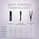 Tash Hair Glide Cordless Hair Straightener Brush - Noir 450 gm - Straighteners