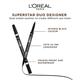 L'Oreal Paris Super Liner Superstar Duo Designer Eyeliner, Black 0.65 Gm - Eyeliners