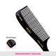 Vega Handcrafted Black Comb (HMBC - 205) 1's - Hair Combs