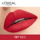 L'Oreal Paris Rouge Signature Matte Liquid Lipstick, 137 Red 8 ml - Lipsticks