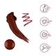 Star Struck by Sunny Leone Cinnamon Lip Kit Lipstick and Lip Gloss and Lip Liner 3's - Lipsticks