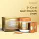 Aryanveda 24 Carat Gold Bleach Cream For All Skin Types 450 gm - Bleach