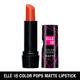 Elle 18 Color Pop Matte Lip Color, C22, Coral Dose 4.3 gm - Lipsticks