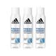 Adidas Fresh Endurance 72H Anti-Perspirant 150ml Deodorant Set For Women 3's - Women Deodorants/Roll-Ons