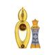 Ajmal Wisal Dhahab EDP Fruity Floral Perfume And Mizyaan Concentrated Perfume Oil Oriental Musky 64 ml - Perfumes (Edt/Edp)