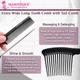 Majestique Extra Wide Comb for Styling and Grooming with Tail comb, Detangle Without Breakage 1's - Hair Combs