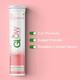 GlowGlutathione 2 In 1 Japanese L glutathione plus Vitamin C Tablets Strawberry Lemon Flavour 4's - General Health