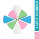 Insight Cosmetics Beauty Blender Sponge Applicator Multicolor 8's - Sponges & Applicators