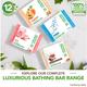 Organic Harvest Luxurious Bathing Bar-Ubtan Bathing Bar for Gentle Cleansing, Soap for Glowing Skin 125 gm - Soaps