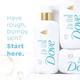 Dove 4% Refining Serum + AHA Exfoliate Away Serum Body Wash, 300 ml - Shower Gels & Body Wash