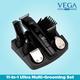 VEGA Men 11 in 1 Ultra Multi-Grooming Set with IPX 6 Showerproof Beard Hair Trimmer Nose Trimmer & Body Groomer And Shaver (VHTH-20) 1 gm - Trimmers