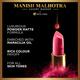 Manish Malhotra Beauty MyGlamm Powder Matte Lipstick Mauve Mood 4 gm - Lipsticks