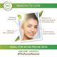 Organic Harvest Acne Control Mattifying Foaming Face Wash Green Tea & Moringa Enriched With Vitamin B 100 gm - Face Washes