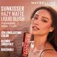 Maybelline New York Sunkisser Hazy Matte Blush, 12H Sunkissed Cheeks, Rose Burst 4.7 ml - Blushes