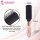 Majestique Prime Black Hair Brush 8 Row Flat Series, Bio-Friendly Detangling Brush 1's - Hair Brushes