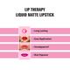 Matt Look Lip Therapy Non Transfer Long Lasting Liquid Matt Lipstick for Hydrated, Dark-Magenta 5 ml - Liquid Lipsticks