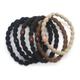 Basicare Elastic,Assorted Dark Colors,(Pack Of 6) 1's - Hair Clips/Bands