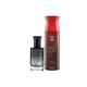 Ajmal Carbon EDP Citrus Spicy Perfume And Sacred Love Deodorant Floral Musky Fragrance 300 ml - Perfumes (Edt/Edp)