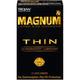 Trojan Lubricated Condoms - Magnum Thin Ultrasmooth 12's - Plain/Flavoured Condoms