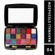 Half N Half 18 Colors Makhmali Eyeshadow With Brush In Makeup Palette Highly Pigmented Long Lasting Waterproof Smooth Blendable Colors - Multicolor-04 12.8 gm - Face Palettes